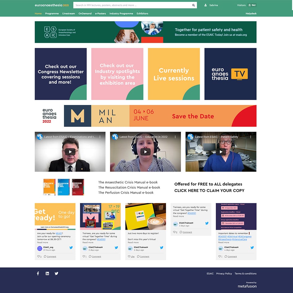 meta-fusion Euroanaesthesia 2021 Munich 1