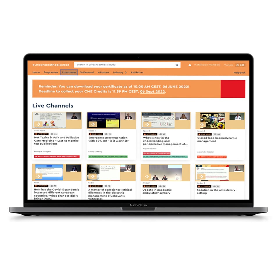 meta-fusion Euroanaesthesia 2022 Milan 2